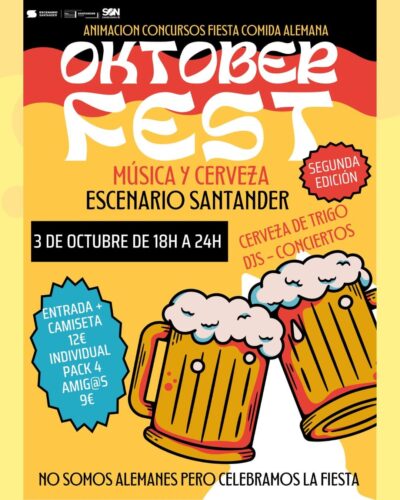 Oktoberfest en Escenario Santander 2026