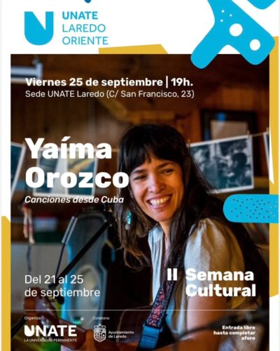 Concierto de Yaíma Orozco en UNATE Laredo, Cantabria