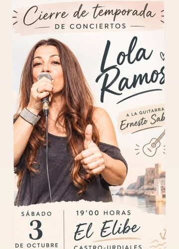Concierto de cierre de Lola Ramos y Ernesto Sab en El Elibe