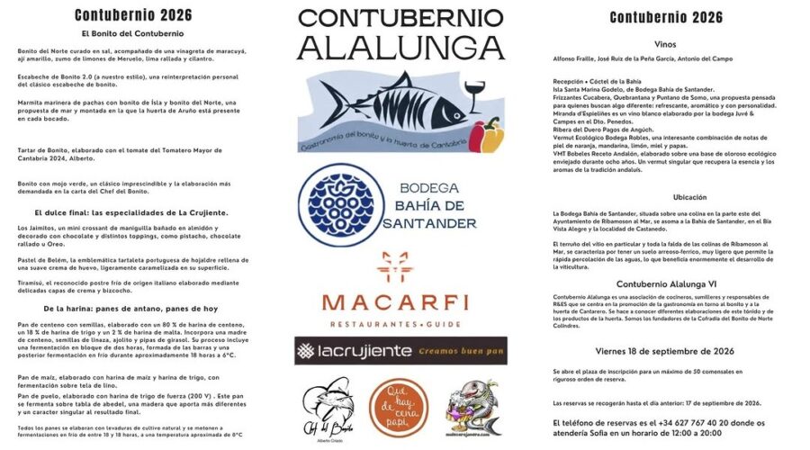 Contubernio Alalunga 2026 en Bodega Bahía de Santander