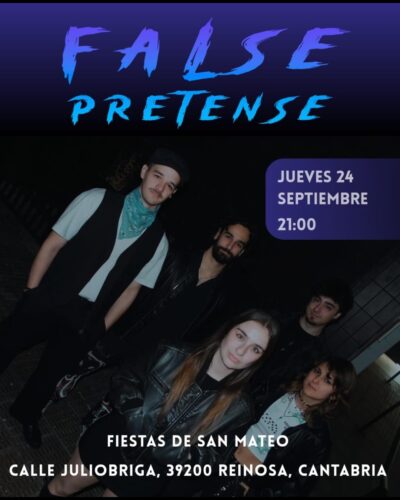 Concierto de False Pretense en Fiestas de San Mateo Reinosa