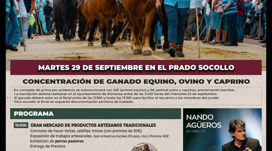 Feria de San Miguel 2026 en Prado Socollo, Rionansa