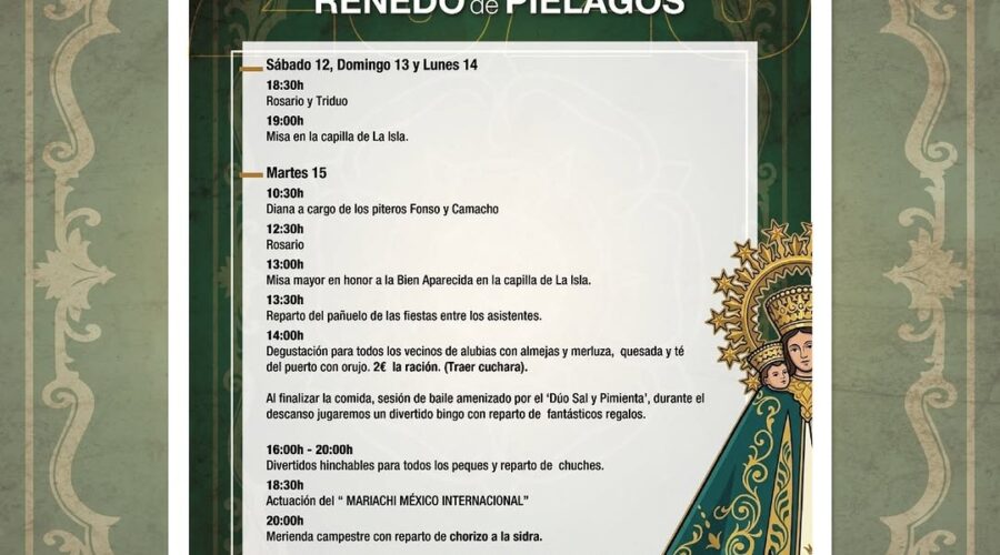 Fiestas de la Bien Aparecida en Renedo de Piélagos