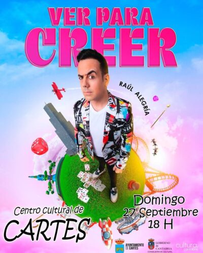 Show de magia de Raúl Alegría en el Centro Cultural de Cartes