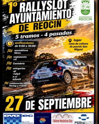 1o Rallyslot en Casa de Cultura de Puente San Miguel