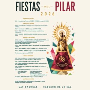 Fiestas del Pilar 2026 en Las Casucas, Cabezón de la Sal