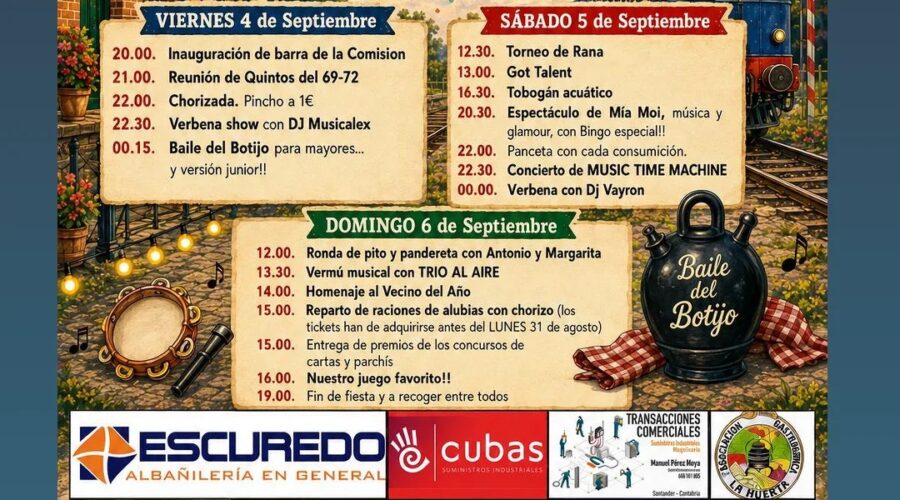 Fiestas Casas de la Renfe Sixto Obrador en Santander