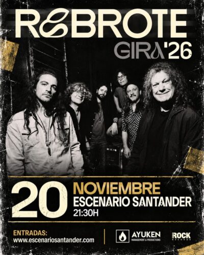 Concierto de REBROTE en Escenario Santander, 20/11/2026