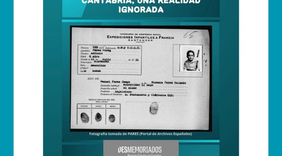 Los niños de la guerra en Cantabria, conferencia en El Espolón