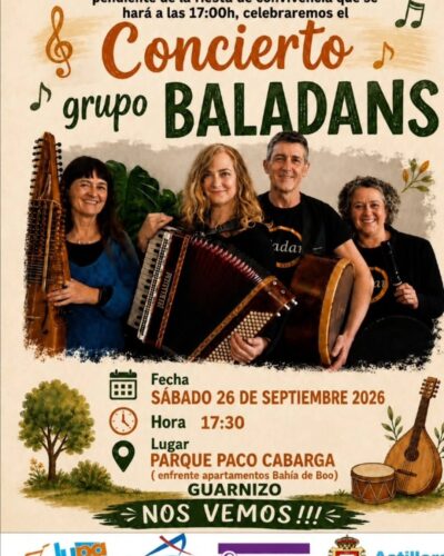 Concierto de Baladans y Franzet en el Parque Paco Cabarga