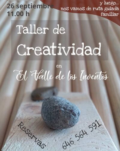 Taller de Creatividad en El Valle de los Inventos, Iguña
