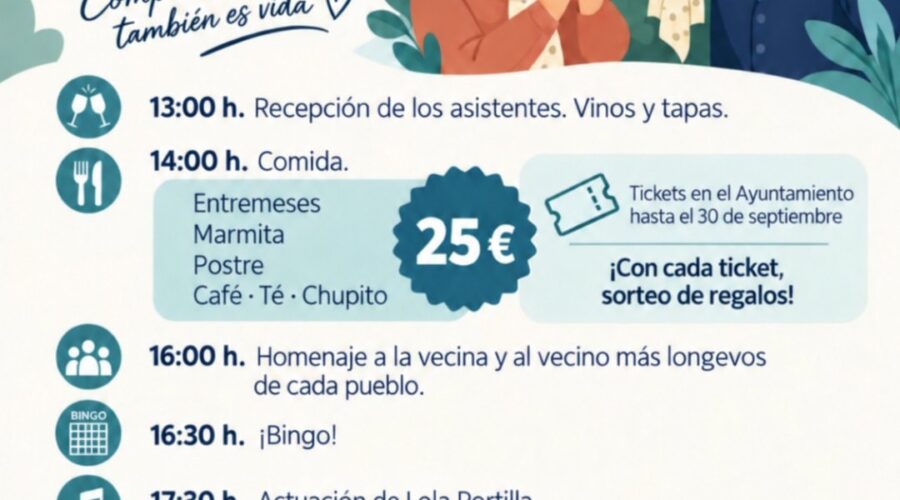 Día de los Mayores 2026 en el Centro Cívico de Galizano
