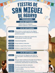 Fiestas de San Miguel de Aguayo 2026 en Cantabria