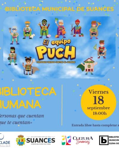 Biblioteca Humana en Biblioteca Municipal Elena Soriano