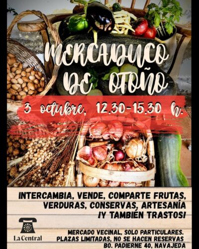Mercaduco de Otoño en La Central, Navajeda 2026