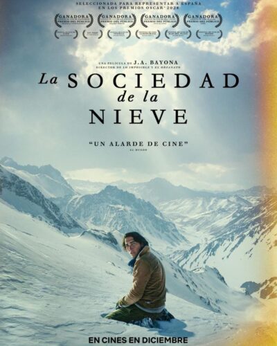 Proyección de La sociedad de la nieve en Santander el 13 de septiembre