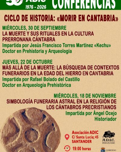 Conferencia: la muerte prerromana cántabra en Santander