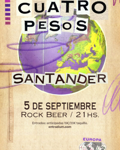 Concierto de Cuatro Pesos de Propina en Sala Rock Beer the New