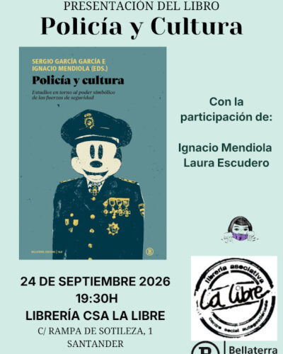 Presentación del libro ‘Policía y cultura’ en La Libre