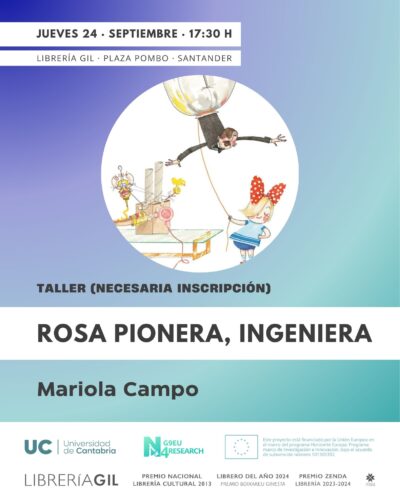 Rosa Pionera, ingeniera: cuentacuentos y taller en Librería Gil