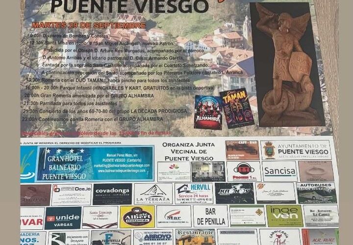 Fiestas San Miguel 2026 en Puente Viesgo