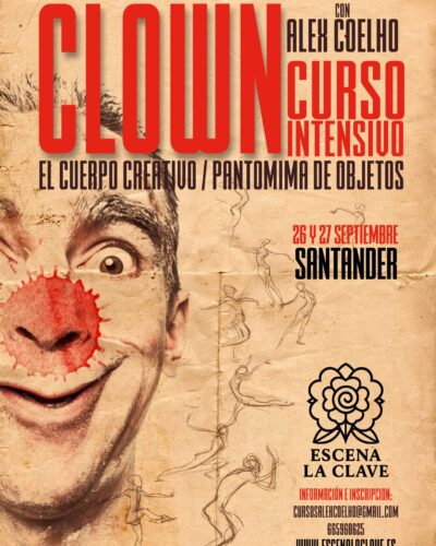 Curso intensivo de clown y comedia física en Escena La Clave