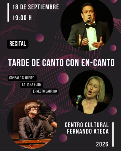 Recital musical Tarde de canto con en-canto en Santander