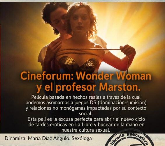 Cinefórum Wonder Woman y el profesor Marston en La Libre