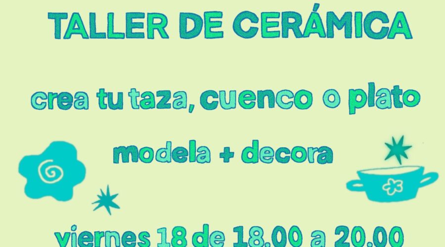 Taller de cerámica: crea tu taza, cuenco o plato en Limo