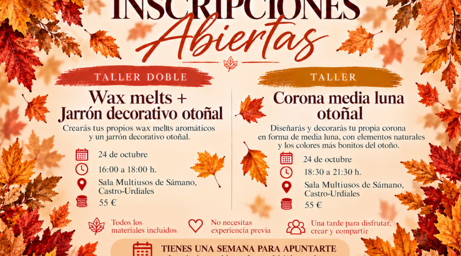 Talleres otoñales en Sámano Castro – Urdiales