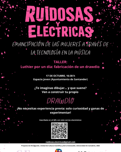 Ruidosas y eléctricas: taller de drawdio en Espacio Joven