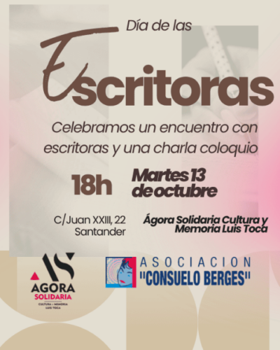 Día de las Escritoras: encuentro y charla en Santander