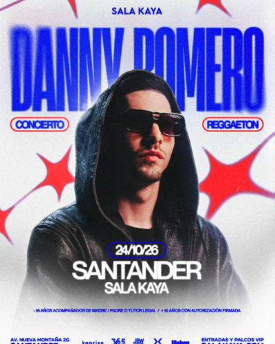 Danny Romero en Sala Kaya de Santander, 24 de octubre
