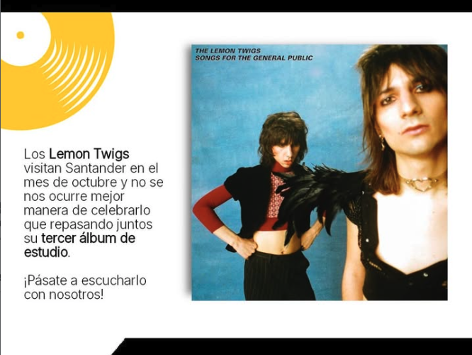Club del Disco #5: The Lemon Twigs en Centro Social Smolny