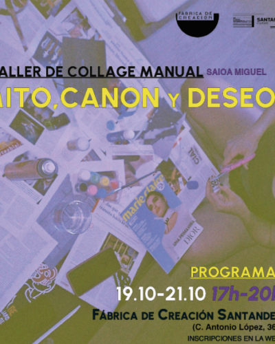 Taller de collage «Mito, canon y deseo» en Santander