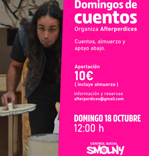 Domingos de cuentos con Afterperdices — Centro Social Smolny