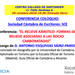 Conferencia sobre relieve kárstico en Santander