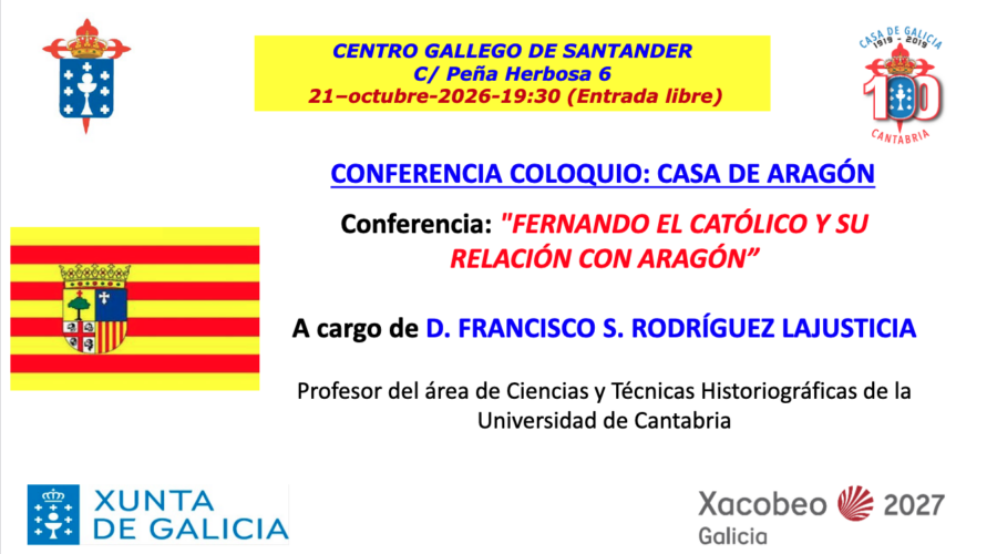 Conferencia sobre Fernando el Católico en Santander