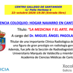 La medicina y el arte II, conferencia en Santander