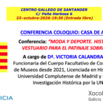 Conferencia sobre vestuario de patinaje sobre hielo en Santander