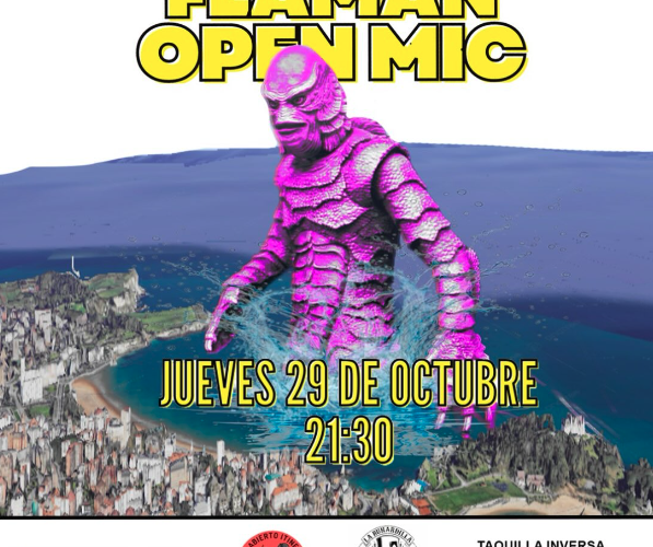 Flaman Open Mic en La Buhardilla: comedia el 29 de octubre