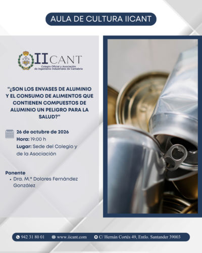 ¿Es peligroso el aluminio? Charla en IICANT Cantabria