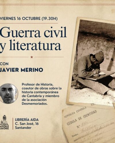 Charla: Guerra civil y literatura con Javier Merino