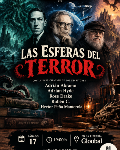 Charla-coloquio ‘Las esferas del terror’ en Librería Gloobal