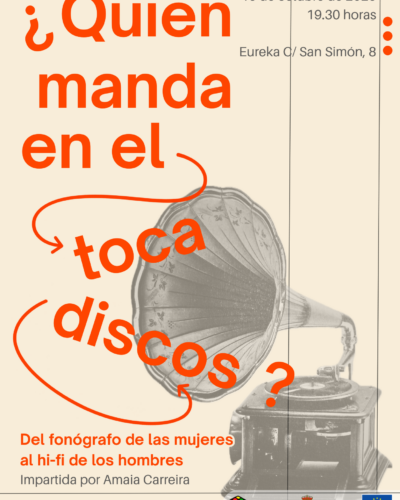 Charla sobre tocadiscos, género y escucha en Eureka