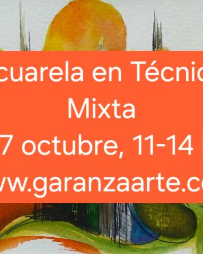 Taller de acuarela en técnica mixta en Santander, Garanza