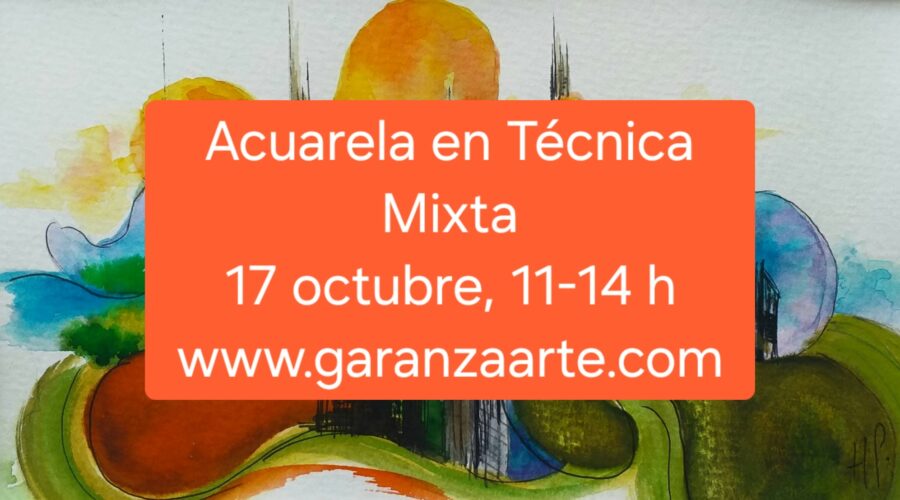 Taller de acuarela en técnica mixta en Santander, Garanza