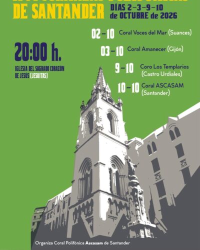XVI Jornadas Polifónicas de Santander — Iglesia Sagrado Corazón