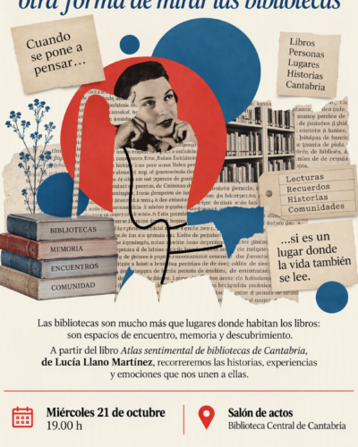 Atlas sentimental: charla sobre bibliotecas de Cantabria