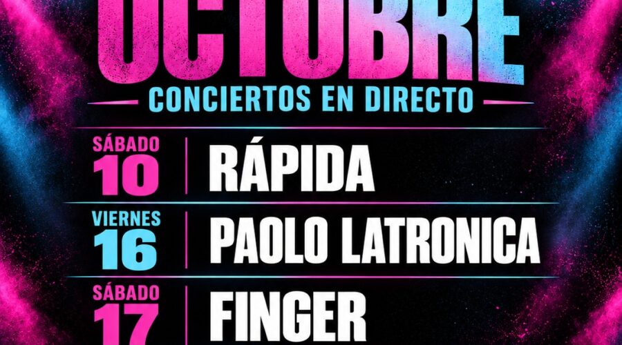 Ciclo de conciertos en directo en New Moon, octubre 2026